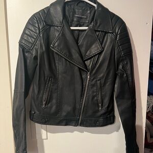 Brandy Melville Faux Lather Moto Jacket